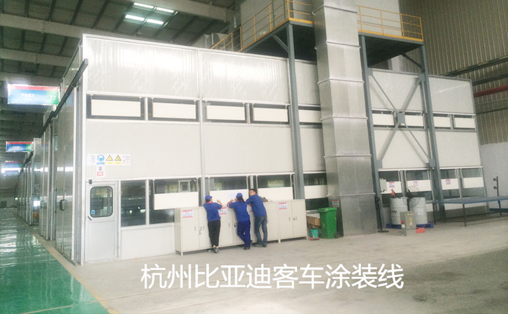 BYD Hangzhou Lackierproduktionslinie 